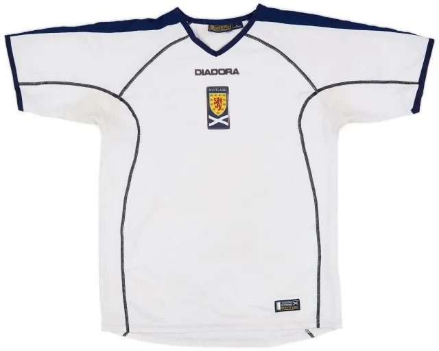 Diadora 2003-05 Scotland Away Shirt - 6/10 - (XL.Boys)