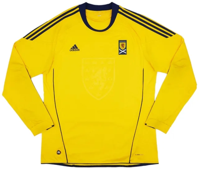 adidas 2010-11 Scotland Away L/S Shirt - 4/10 - (XL)