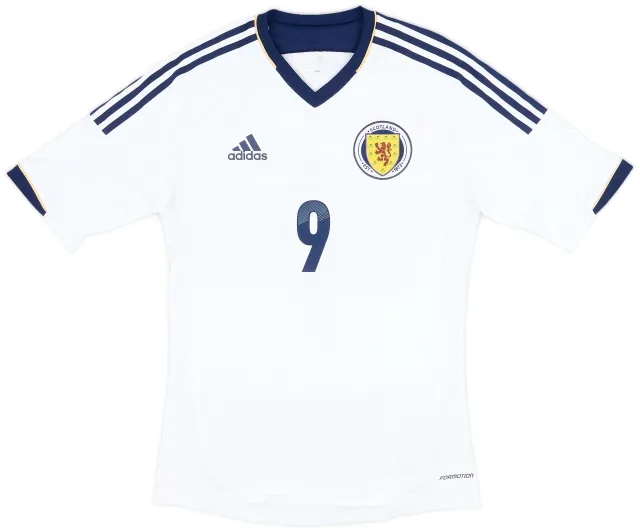 adidas 2012-14 Scotland Authentic Away Shirt #9 - 7/10 - (S)