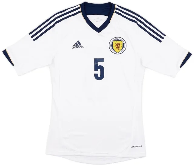 adidas 2012-14 Scotland Authentic Away Shirt #5 - 9/10 - (S)