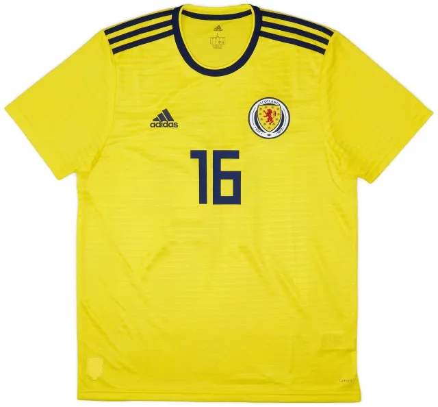 adidas 2017-18 Scotland Away Shirt #16 - 9/10 - (L)