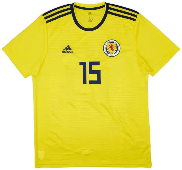 adidas 2017-18 Scotland Away Shirt #15 - 9/10 - (L)