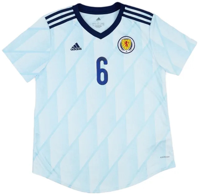 adidas 2020-22 Scotland Away Shirt #6 - 10/10 - (XL. Boys)