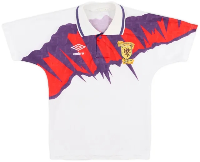 Umbro 1991-93 Scotland Away Shirt - 9/10 - (3-4Y)