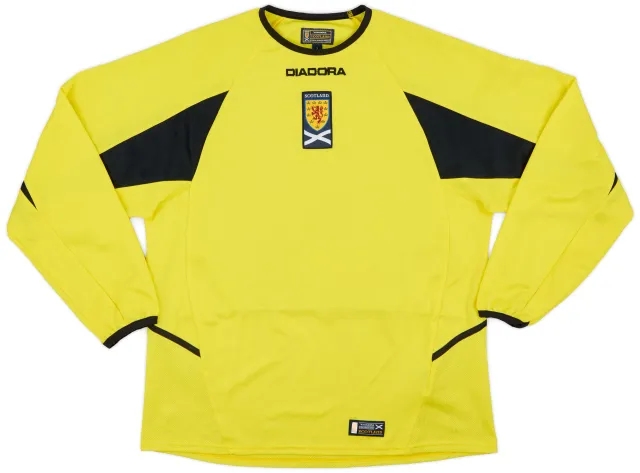 Diadora 2003-04 Scotland GK Shirt - 9/10 - (S)