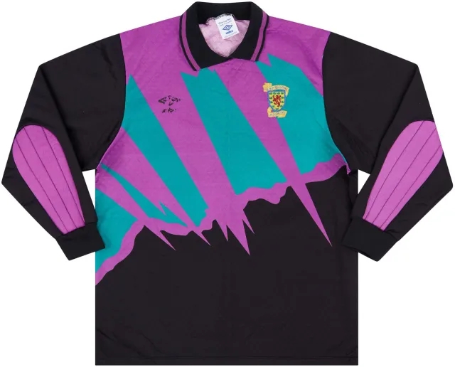 Umbro 1992 Scotland Match Issue GK Shirt #1 (Gunn)