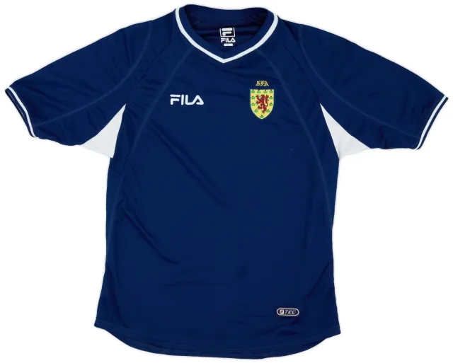 Fila 2000-02 Scotland Home Shirt - 7/10 - (S)