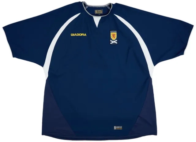 Diadora 2003-05 Scotland Home Shirt - 7/10 - (XXL)