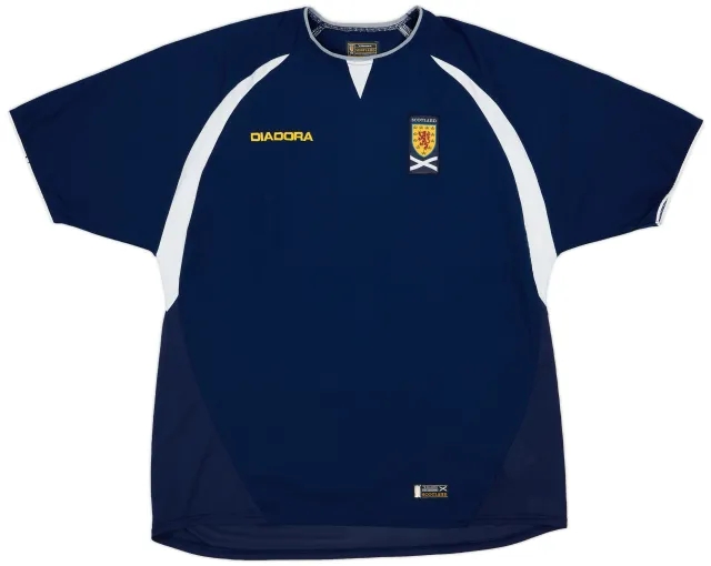 Diadora 2003-05 Scotland Home Shirt - 7/10 - (L)