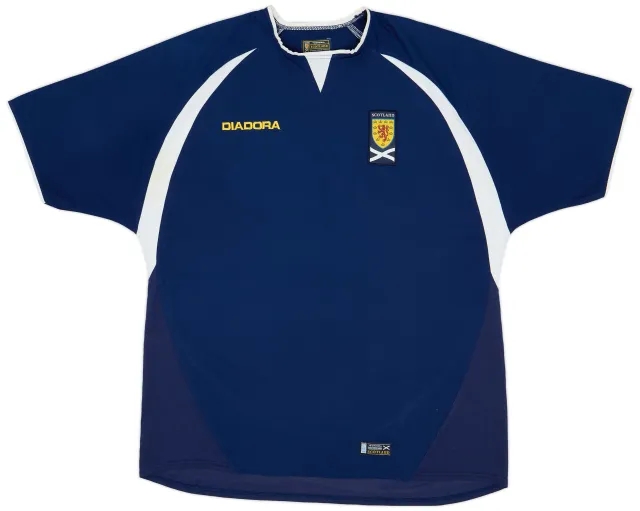 Diadora 2003-05 Scotland Home Shirt - 6/10 - (L)