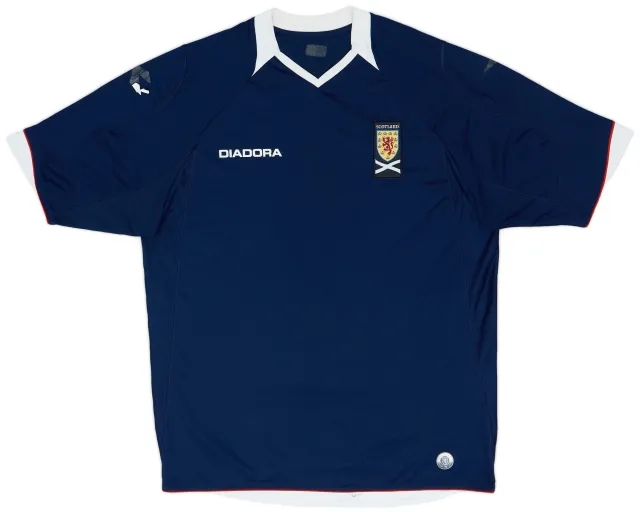 Diadora 2008-09 Scotland Home Shirt - 8/10 - (L)