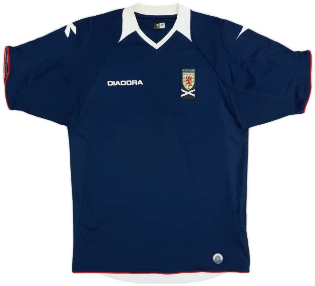Diadora 2008-09 Scotland Home Shirt - 6/10 - (M)