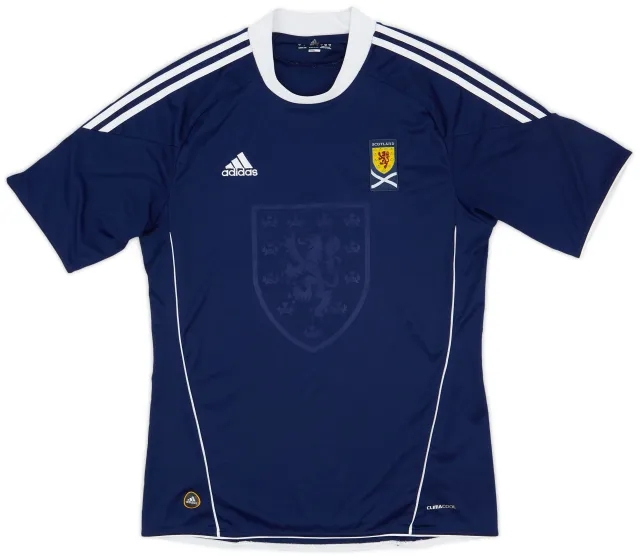 adidas 2010-11 Scotland Home Shirt - 8/10 - (L)