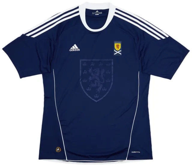 adidas 2010-11 Scotland Home Shirt - 8/10 - (XL)