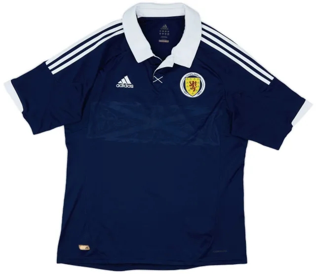 adidas 2011-13 Scotland Home Shirt - 7/10 - (XL)
