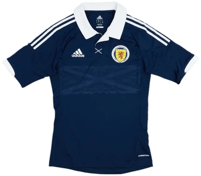 adidas 2011-13 Scotland Player Issue Home Shirt - 9/10 - (S)