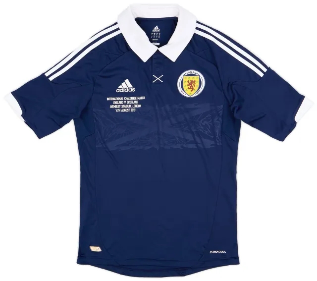adidas 2011-13 Scotland Home Shirt - 8/10 - (M)