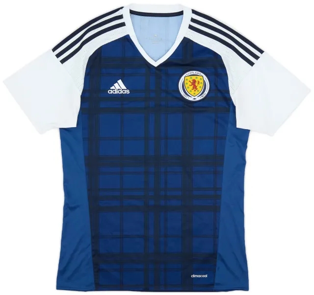 adidas 2015-17 Scotland Home Shirt - 8/10 - (S)