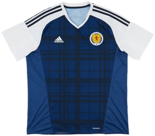adidas 2015-17 Scotland Home Shirt - 7/10 - (XL)