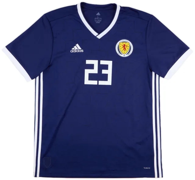 adidas 2017-19 Scotland Home Shirt #23 - 9/10 - (L)