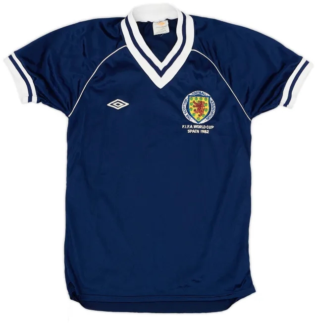 Umbro 1982 Scotland 'World Cup' Home Shirt - 8/10 - (S)