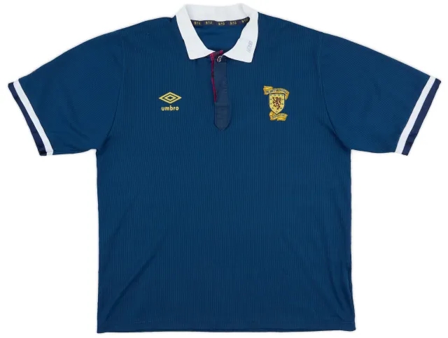 Umbro 1988-91 Scotland Home Shirt - 6/10 - (XL)