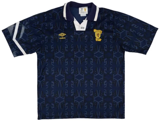 Umbro 1991-94 Scotland Home Shirt - 6/10 - (XL)