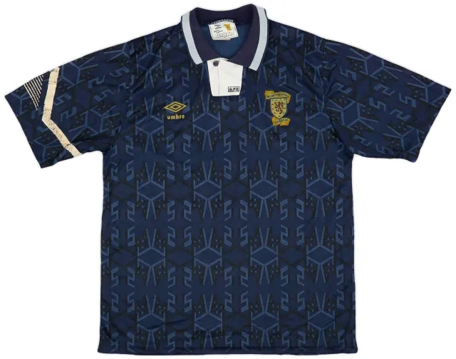 Umbro 1991-94 Scotland Home Shirt - 7/10 - (L)