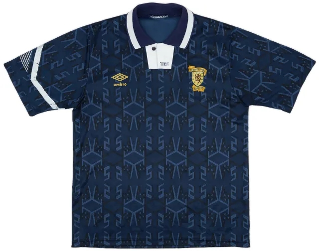 Umbro 1991-94 Scotland Home Shirt - 6/10 - (L)