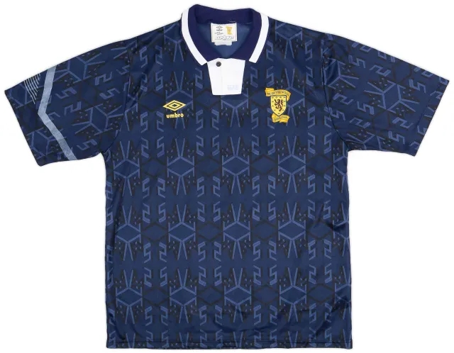 Umbro 1991-94 Scotland Home Shirt - 8/10 - (XL)
