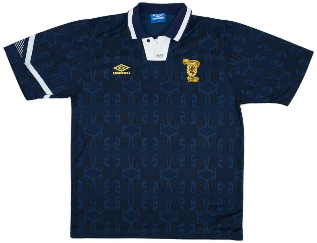 Umbro 1991-94 Scotland Home Shirt - 7/10 - (XL)