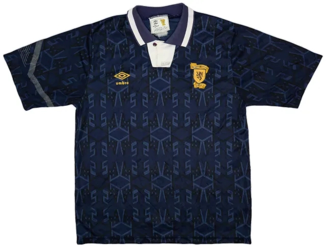 Umbro 1991-94 Scotland Home Shirt - 6/10 - (M)