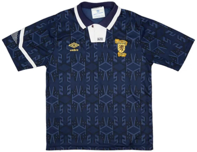 Umbro 1991-94 Scotland Home Shirt - 8/10 - (S)