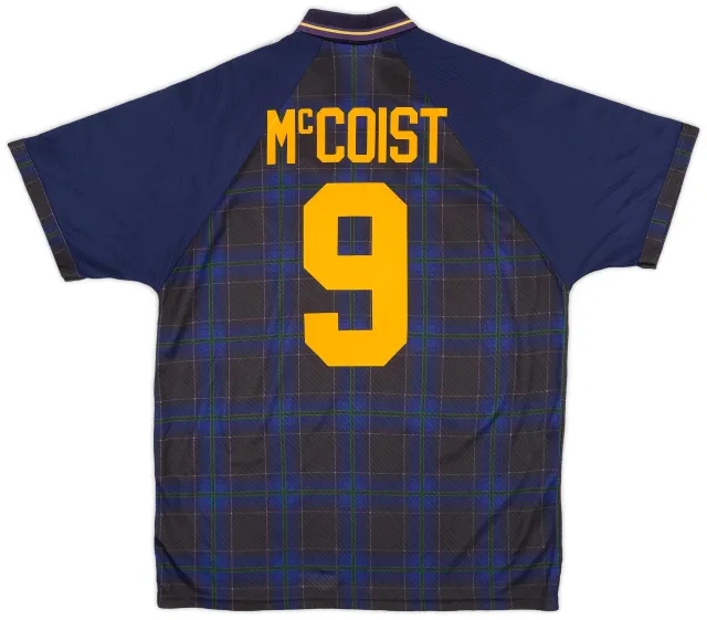 Umbro 1994-96 Scotland Home Shirt McCoist #9 - 9/10 - (XL)