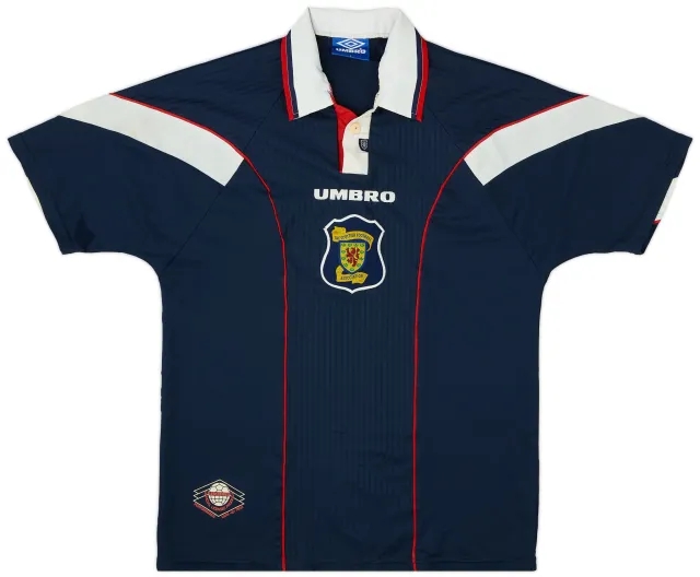 Umbro 1996-98 Scotland Home Shirt - 5/10 - (L)