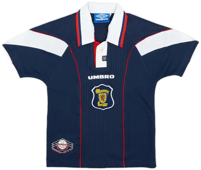 Umbro 1996-98 Scotland Home Shirt - 8/10 - (XS.Boys)