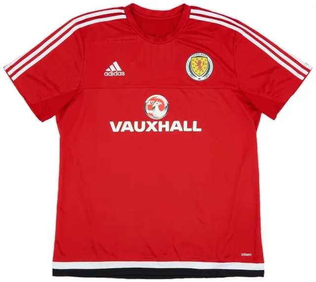 2015-16 Scotland adidas Training Shirt - 9/10 - (XL)
