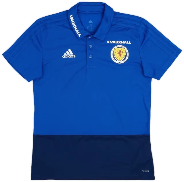 2017-19 Scotland adidas Polo Shirt - 8/10 - (M)