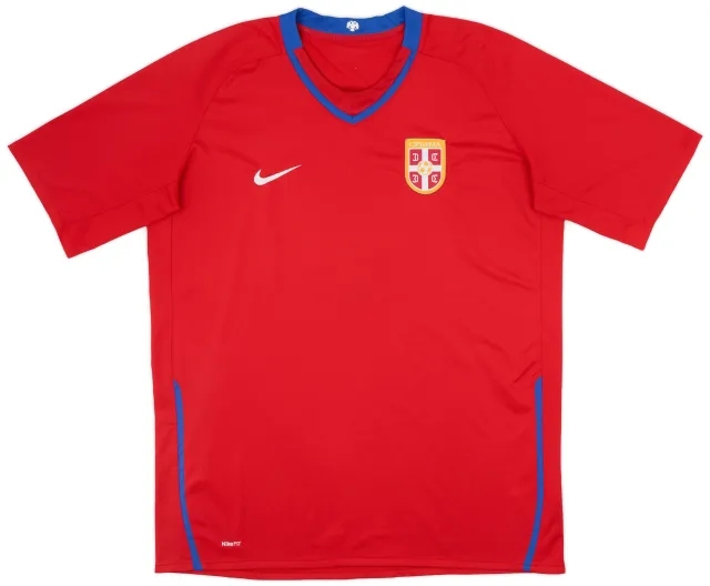 Nike 2008-10 Serbia Home Shirt - 8/10 - (XXL)