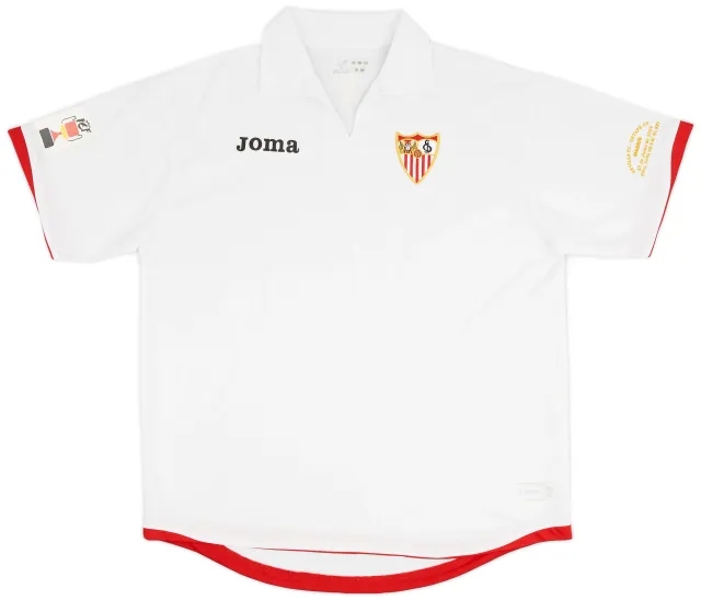 Joma 2007-08 Sevilla Cup Final Shirt - 9/10 - (L)