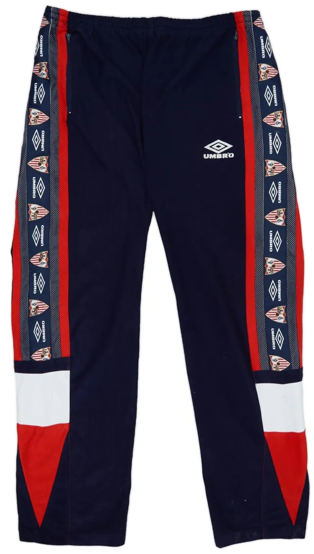 1995-96 Sevilla Umbro Track Pants/Bottoms - 6/10 - (XL)