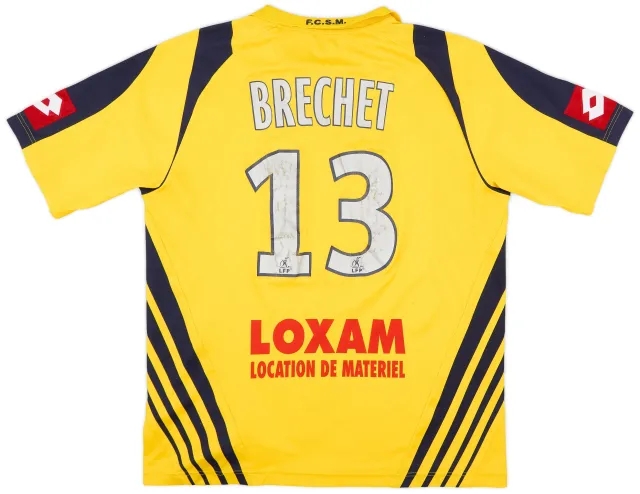 Lotto 2007-08 Sochaux Home Shirt Brechet #13 - 5/10 - (XL)