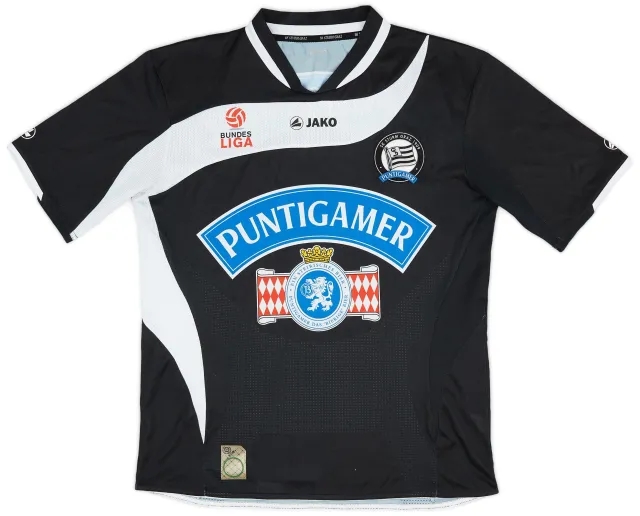 Jako 2010-11 Sturm Graz Home Shirt - 8/10 - (S)