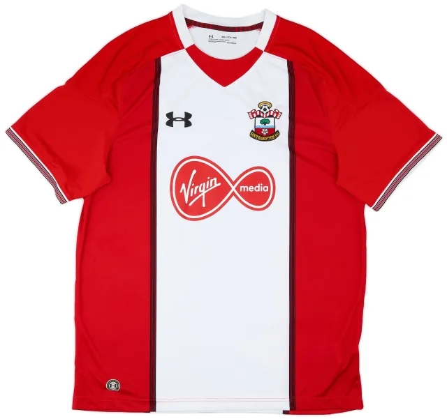 Under Armour 2017-18 Southampton Home Shirt - 9/10 - (XXL)