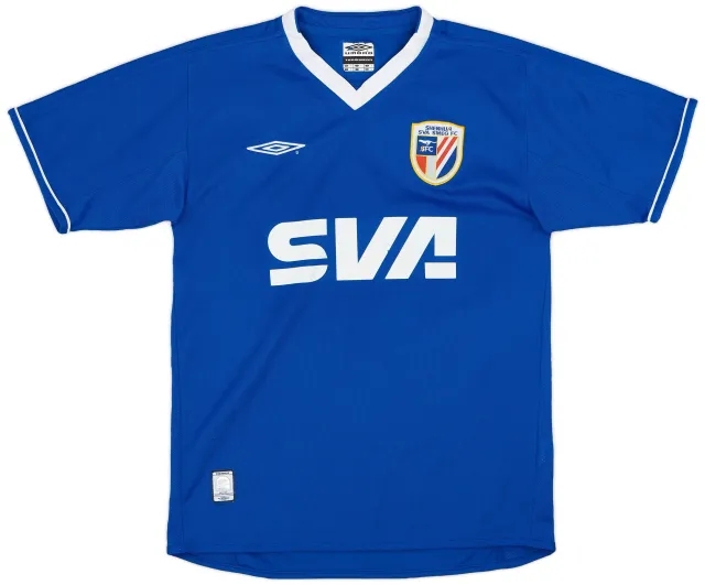 Umbro 2004 Shanghai Shenhua Home Shirt - 5/10 - (S)