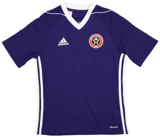 adidas 2017-18 Sheffield United Away Shirt - 8/10 - (L.Boys)