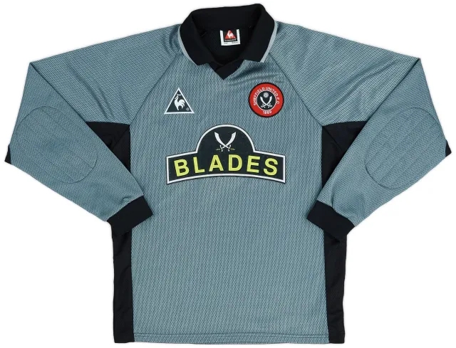 LeCoqSportif 1999-00 Sheffield United GK Shirt - 8/10 - (M.Boys)