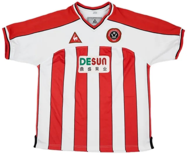 LeCoqSportif 2002-04 Sheffield United Home Shirt - 5/10 - (XS)