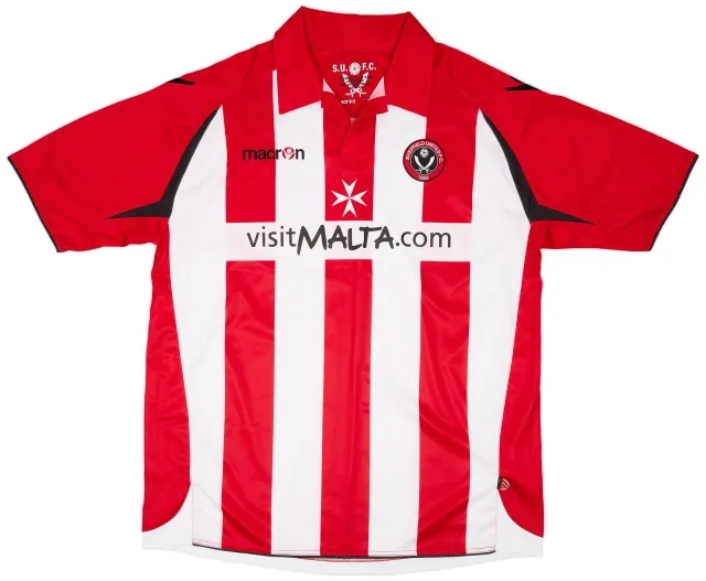 Macron 2009-10 Sheffield United Home Shirt - 8/10 - (XXL)