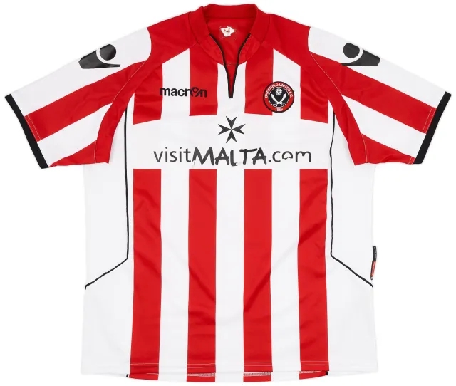 Macron 2010-11 Sheffield United Home Shirt - 6/10 - (XL)